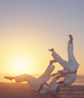 Judo on the beach